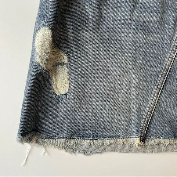 All Saints Denim Mini Skirt - Picture 10 of 15